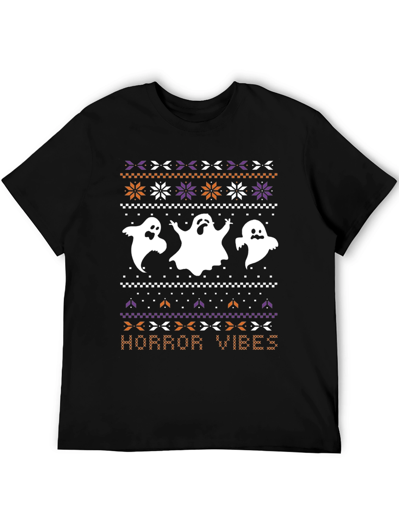 Halloween Horror Vibes Ghost T-Shirt