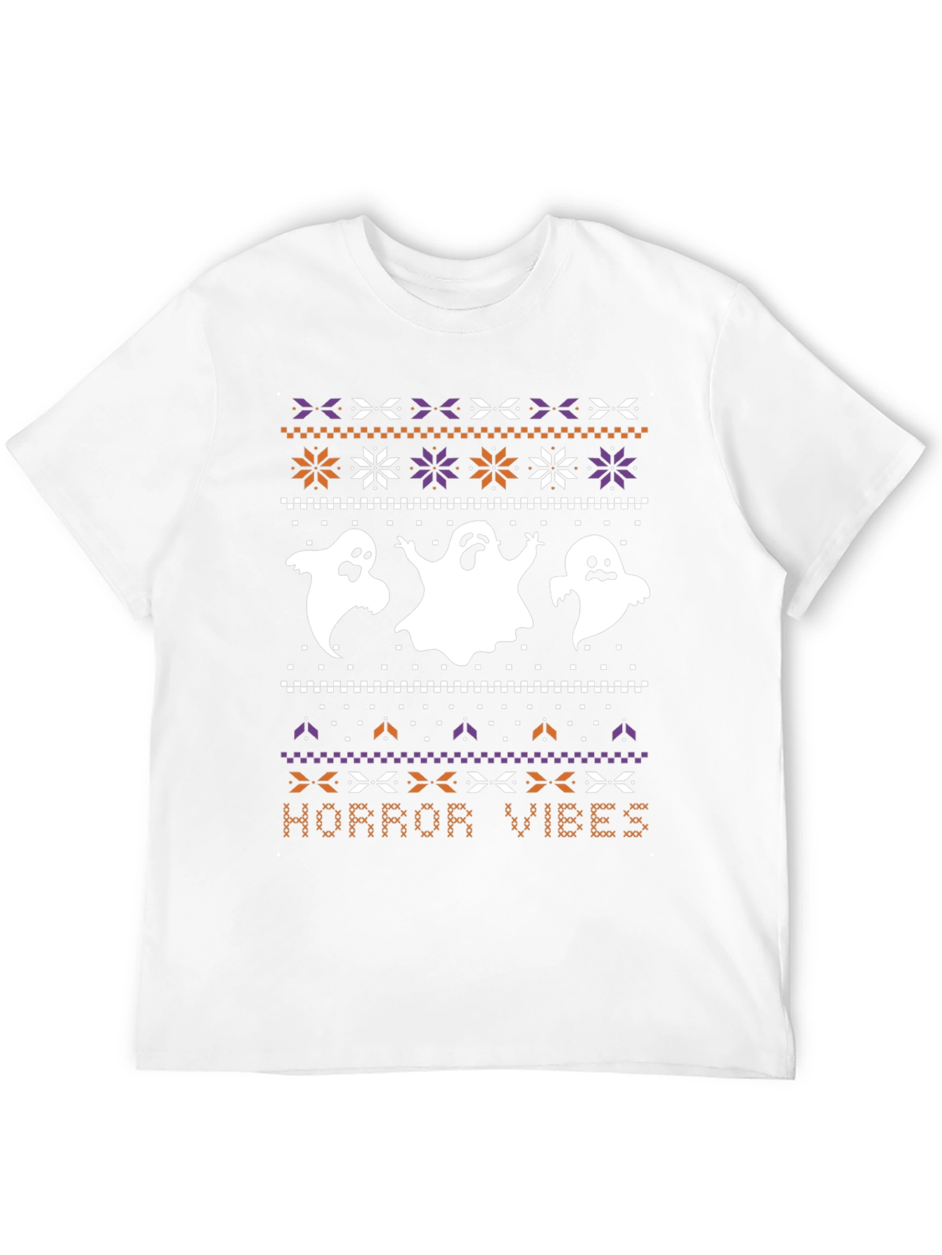 Halloween Horror Vibes Ghost T-Shirt