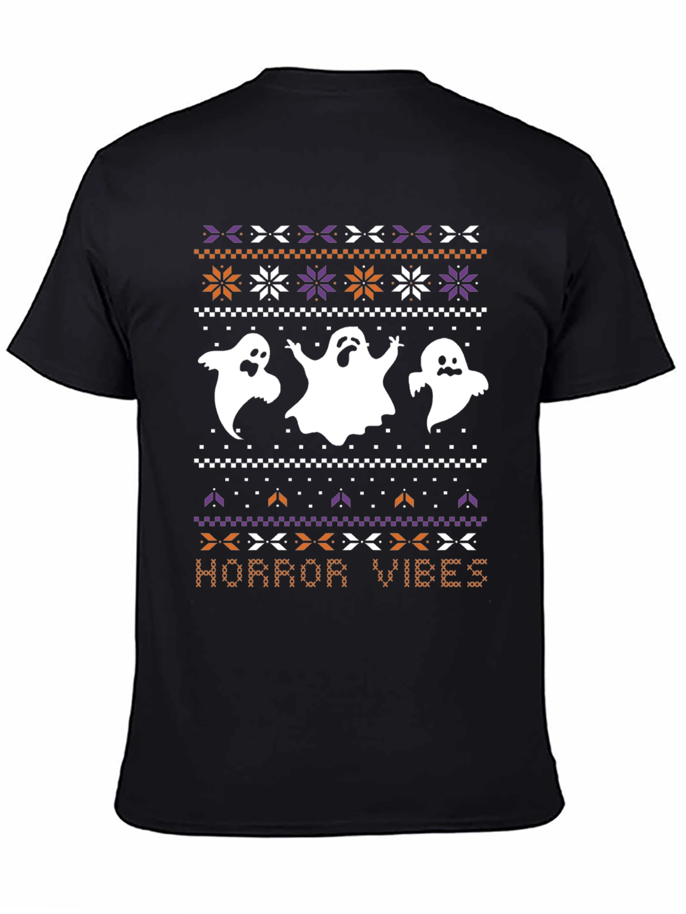 Halloween Horror Vibes Ghost T-Shirt