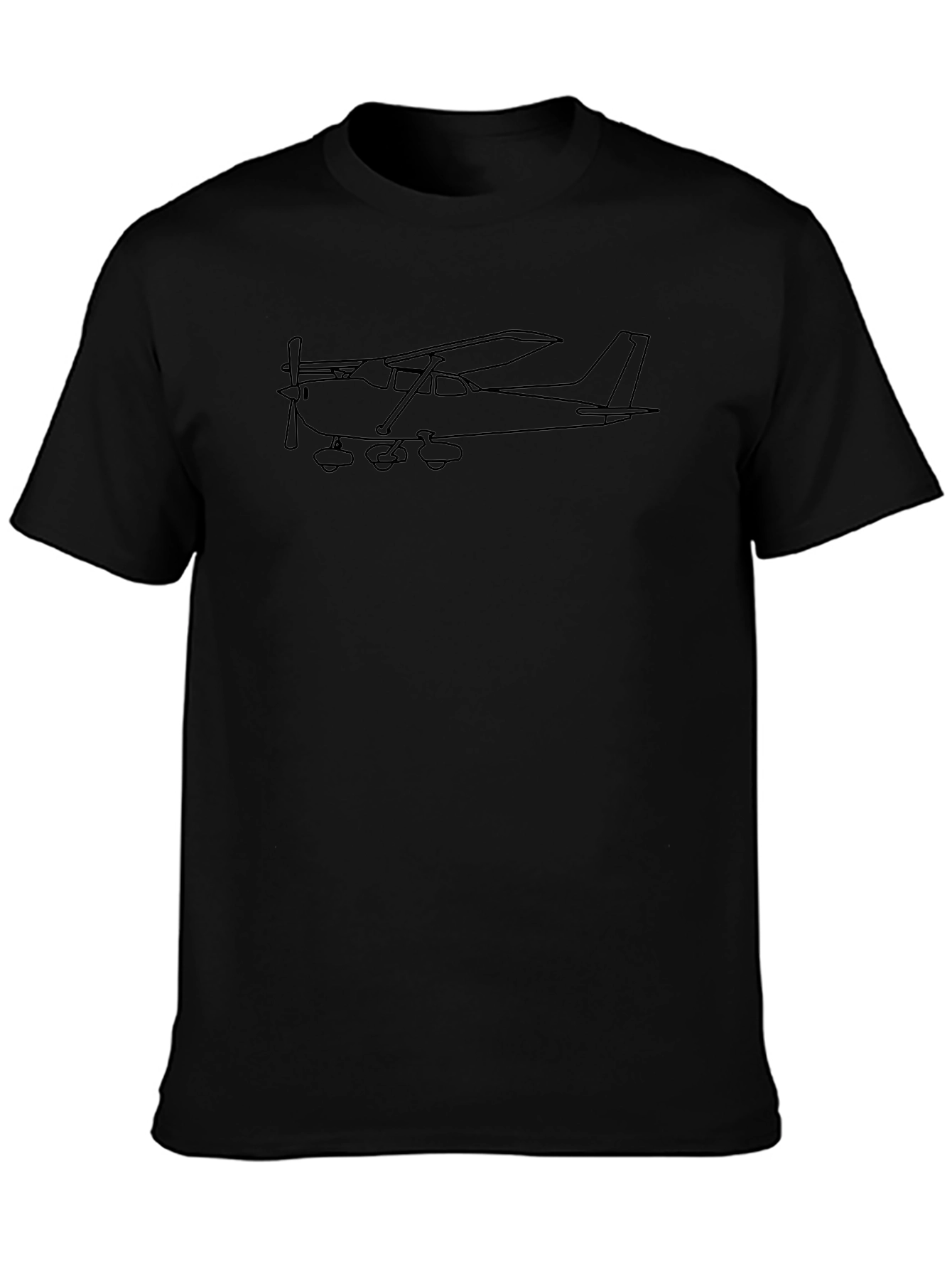 Airplane Graphic T-Shirt - Casual Comfort