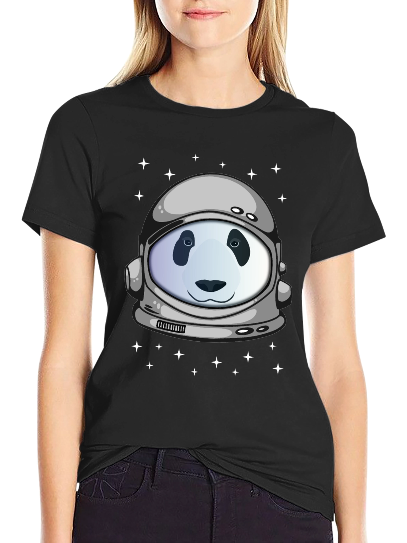 Panda Astronaut T-Shirt - Space Explorer Tee
