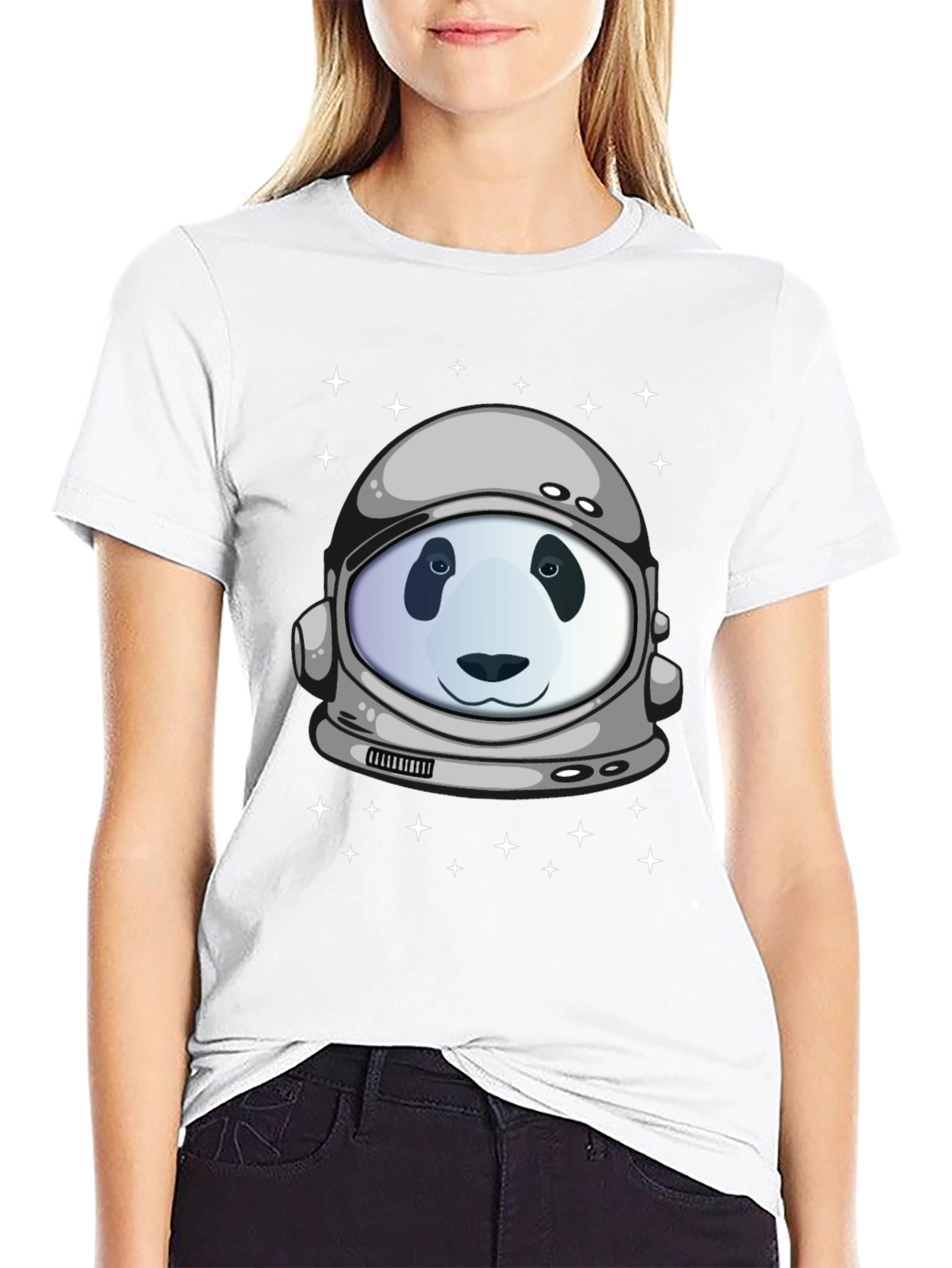 Panda Astronaut T-Shirt - Space Explorer Tee