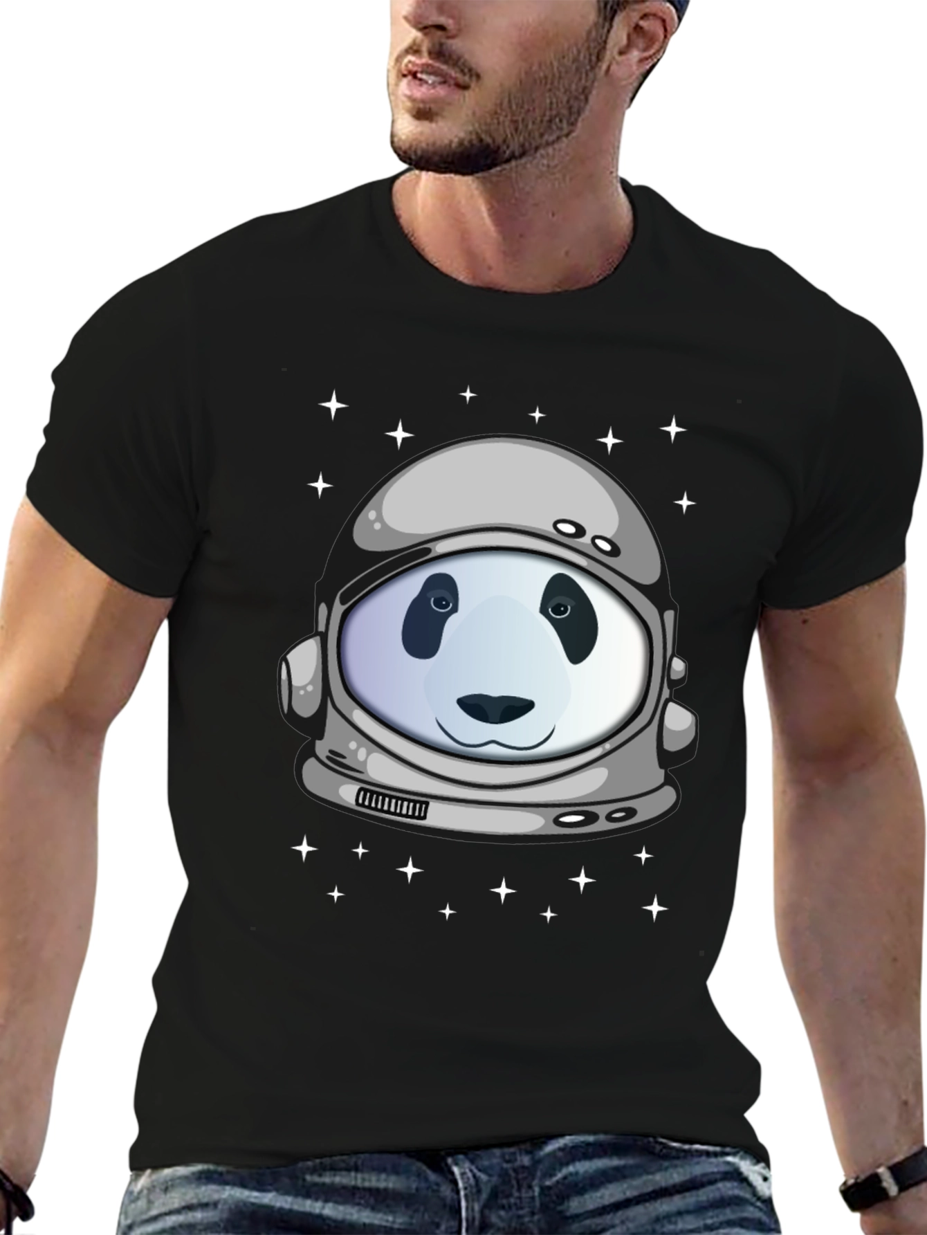 Panda Astronaut T-Shirt - Space Explorer Tee