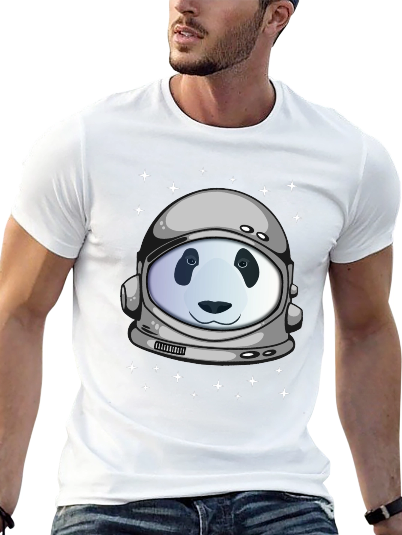 Panda Astronaut T-Shirt - Space Explorer Tee