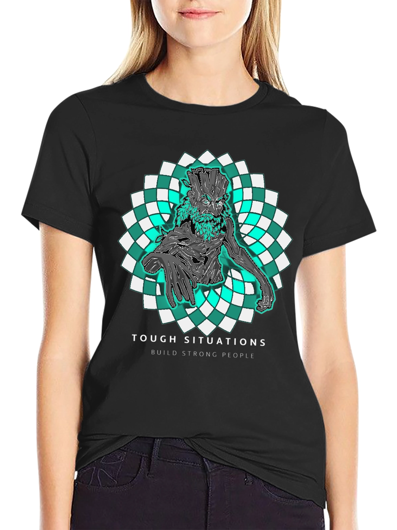 Tough Situations T-Shirt: Strong People Design