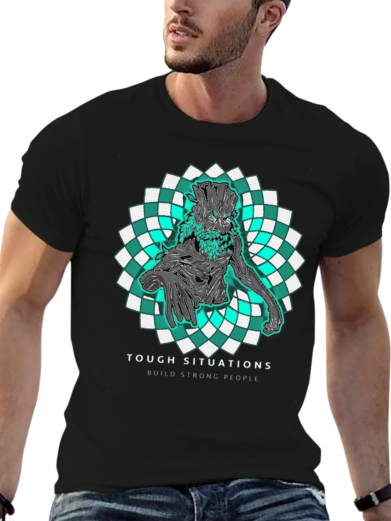 Tough Situations T-Shirt: Strong People Design