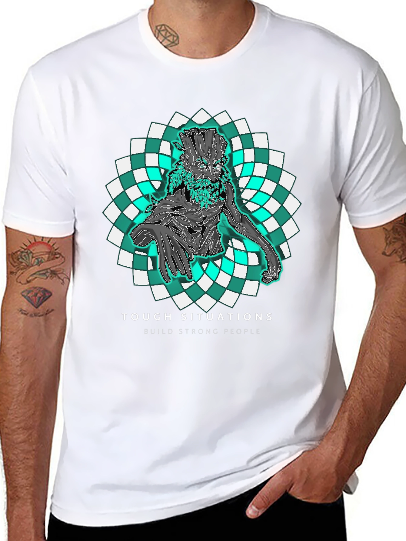 Tough Situations T-Shirt: Strong People Design