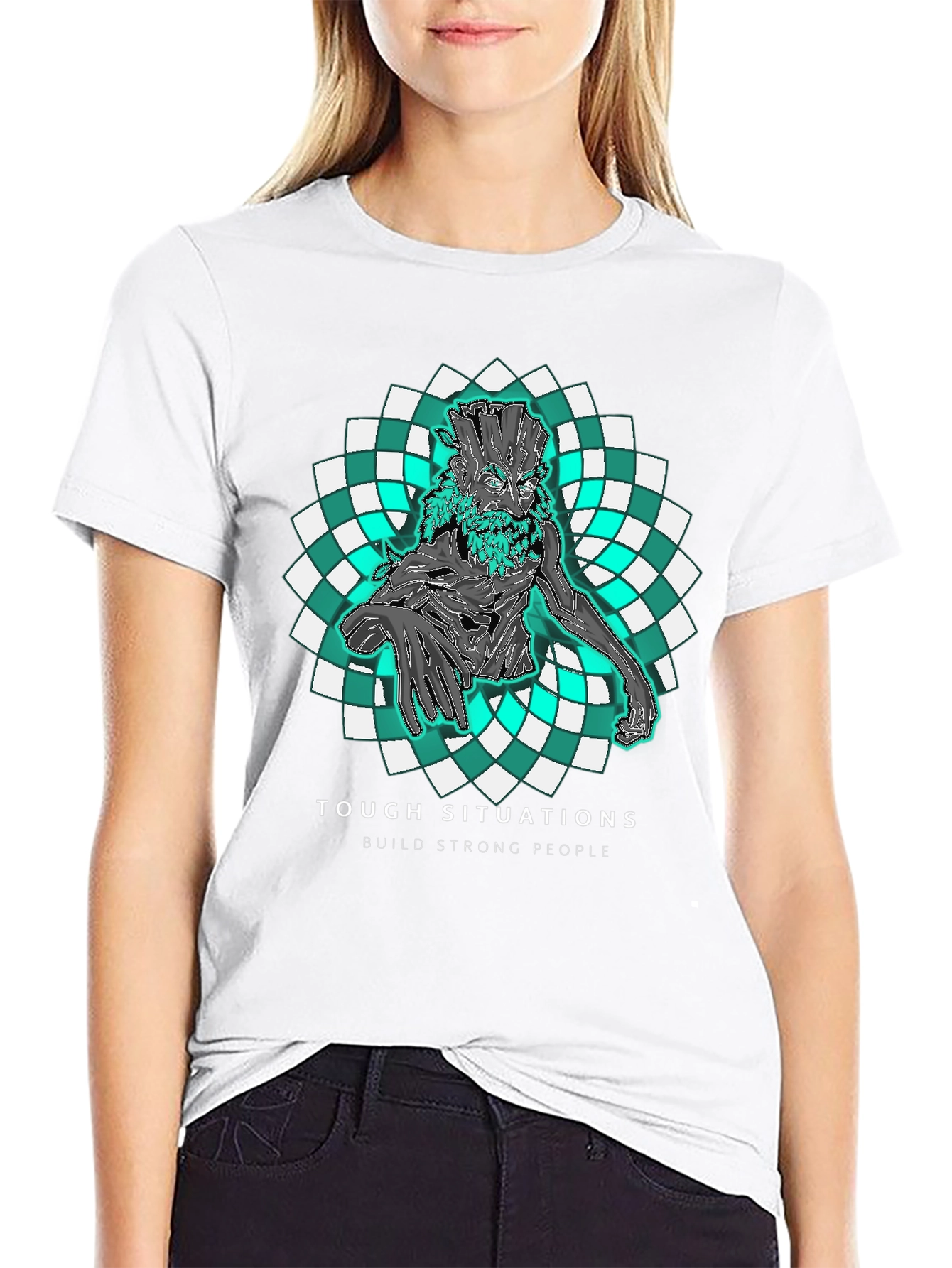 Tough Situations T-Shirt: Strong People Design