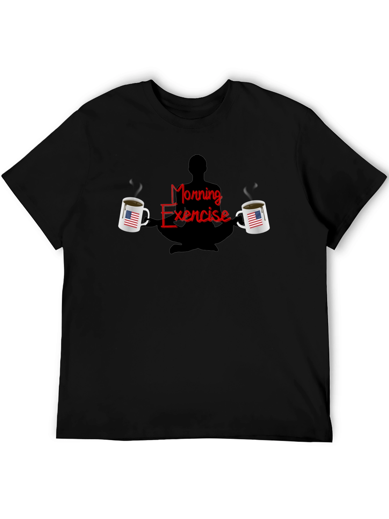 Morning Exercise Coffee Yoga T-Shirt