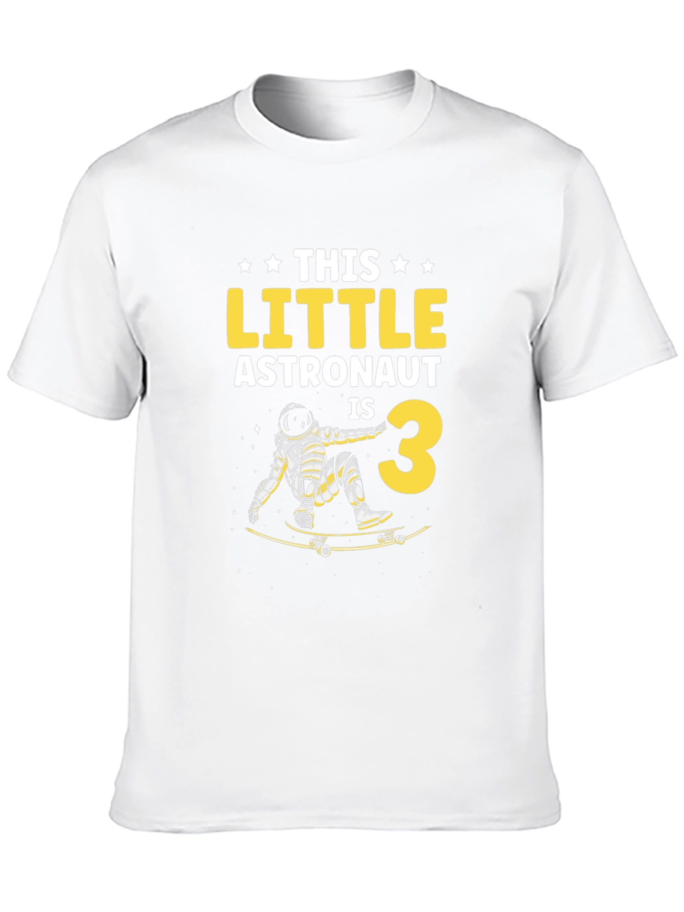 Astronaut 3rd Birthday T-Shirt - Space Theme