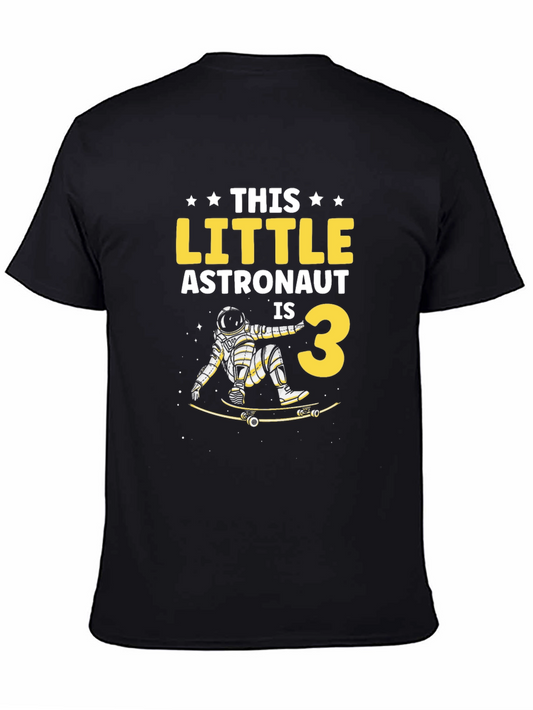 Astronaut 3rd Birthday T-Shirt - Space Theme
