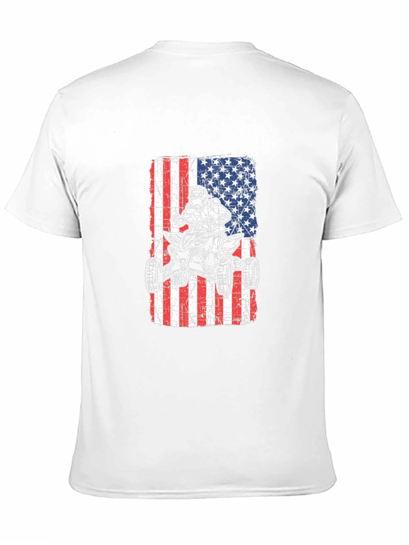 American Flag ATV Rider T-Shirt