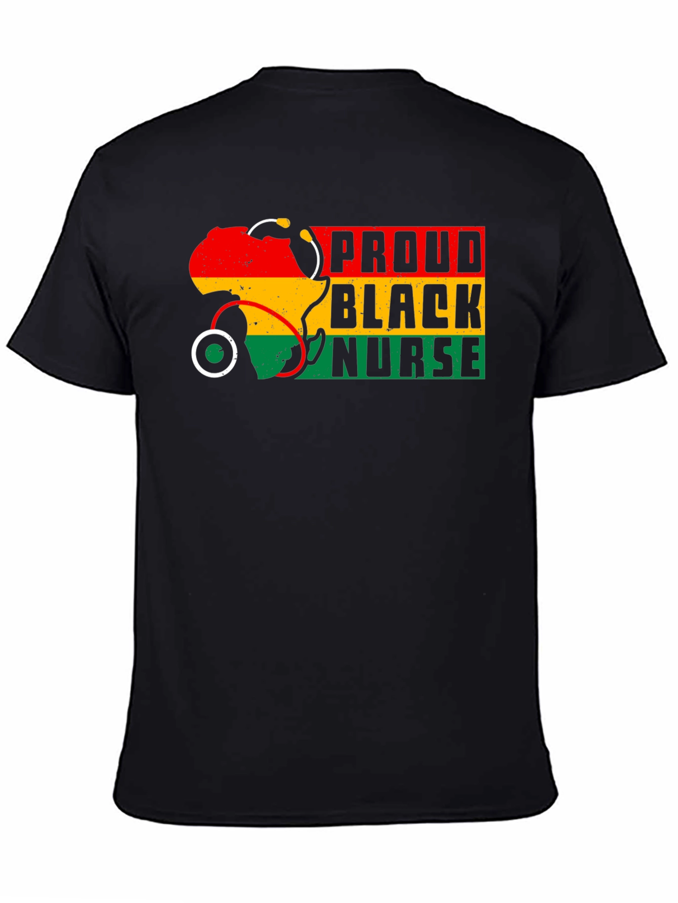 Proud Black Nurse T-Shirt - Unisex Cotton Tee