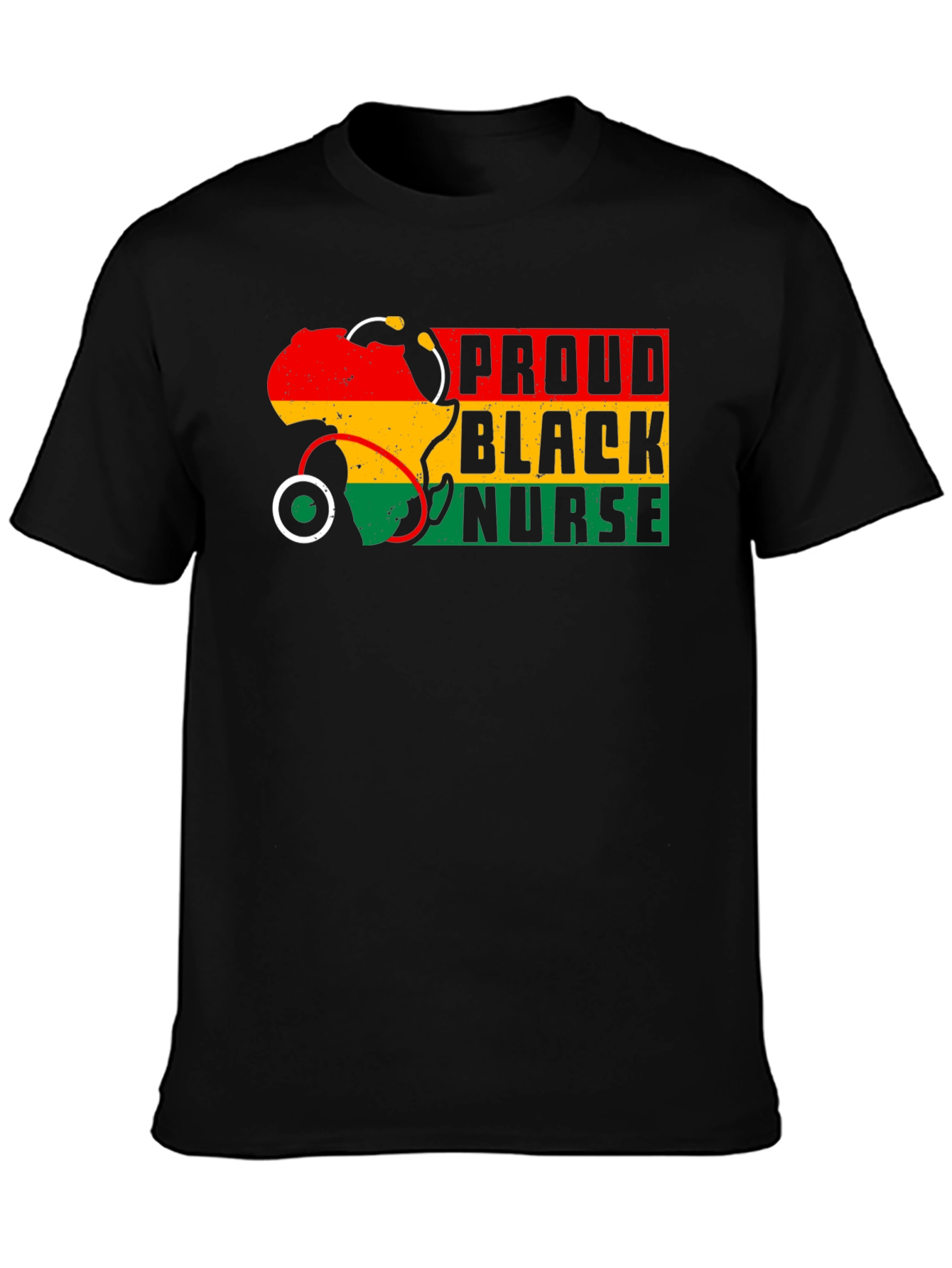 Proud Black Nurse T-Shirt - Unisex Cotton Tee