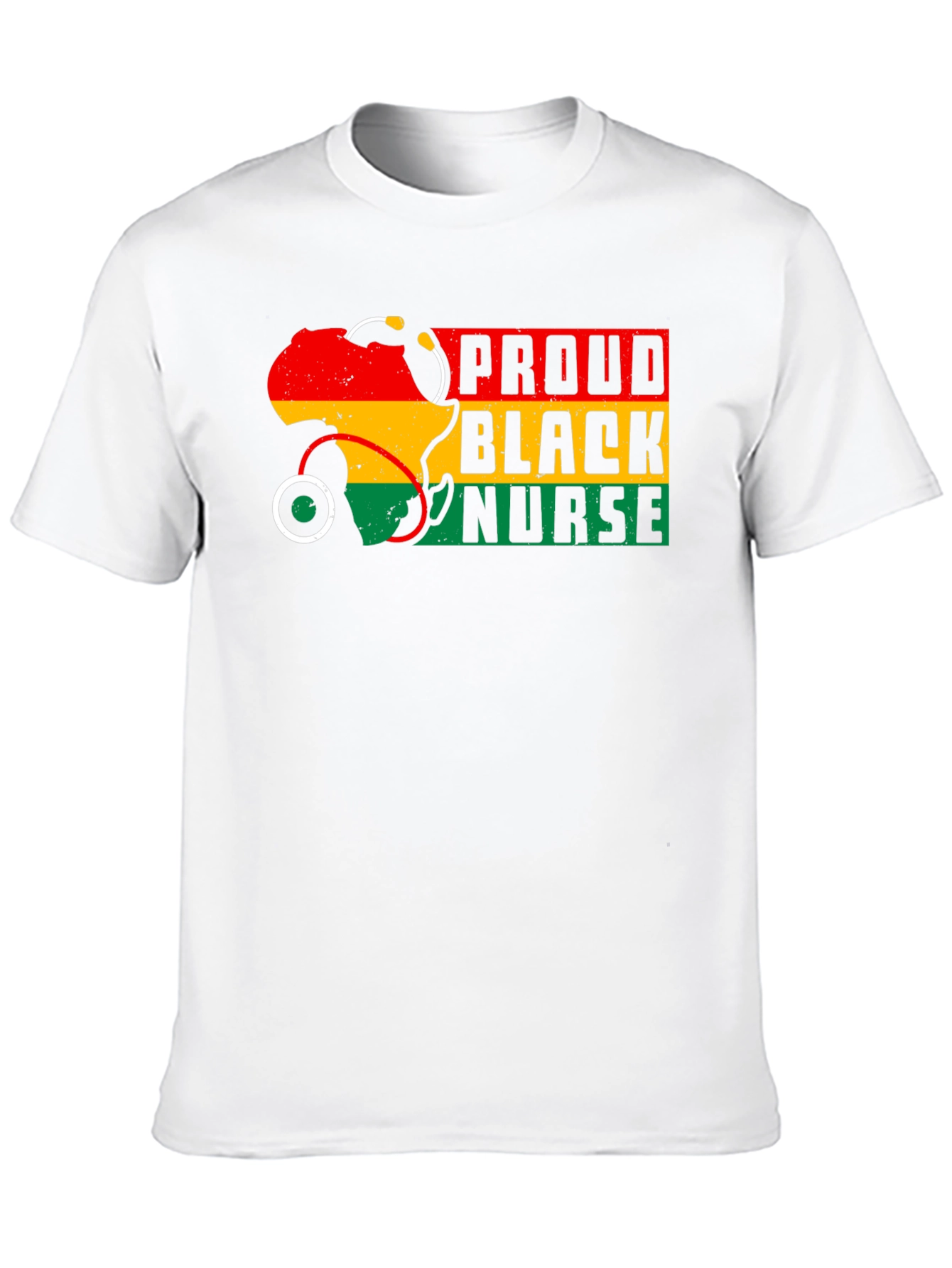 Proud Black Nurse T-Shirt - Unisex Cotton Tee