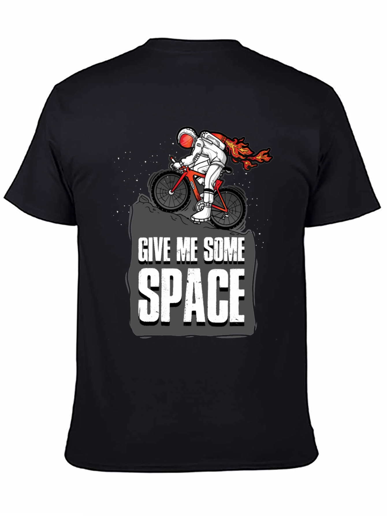 Give Me Some Space Astronaut Biking Graphic Tee