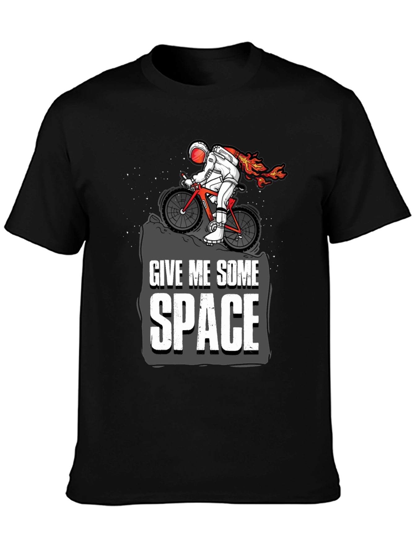 Give Me Some Space Astronaut Biking Graphic Tee