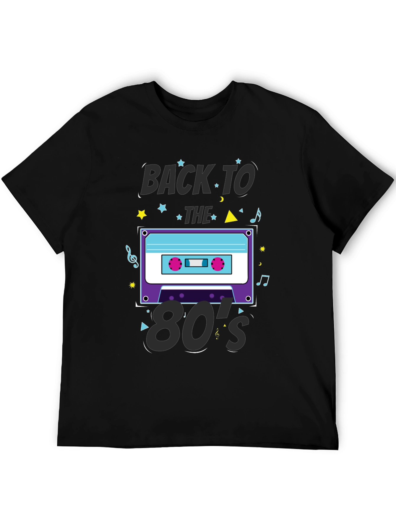 Retro 80s Cassette Tape Graphic T-Shirt
