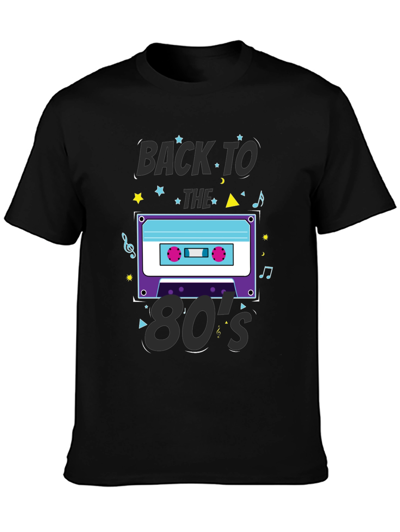 Retro 80s Cassette Tape Graphic T-Shirt