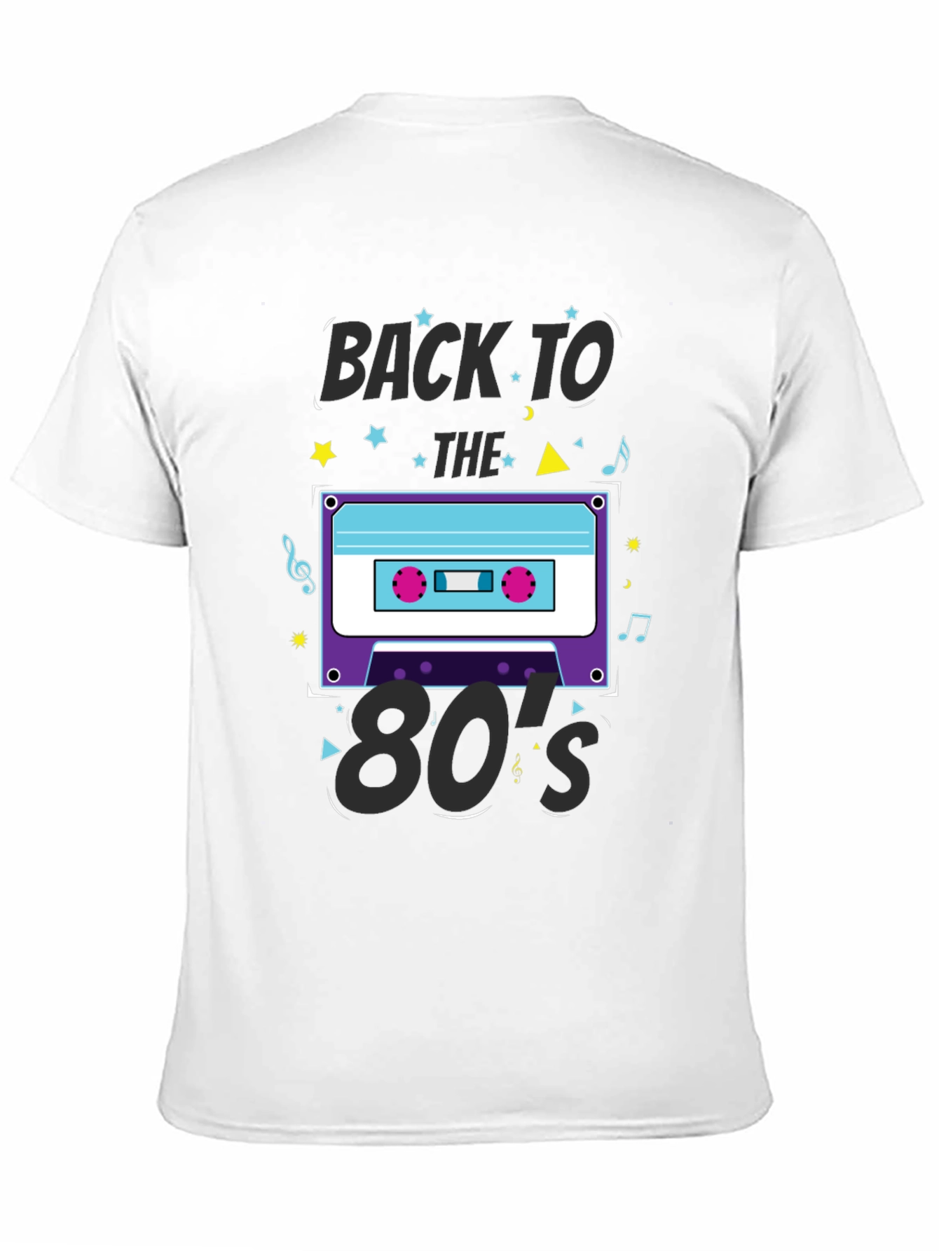 Retro 80s Cassette Tape Graphic T-Shirt