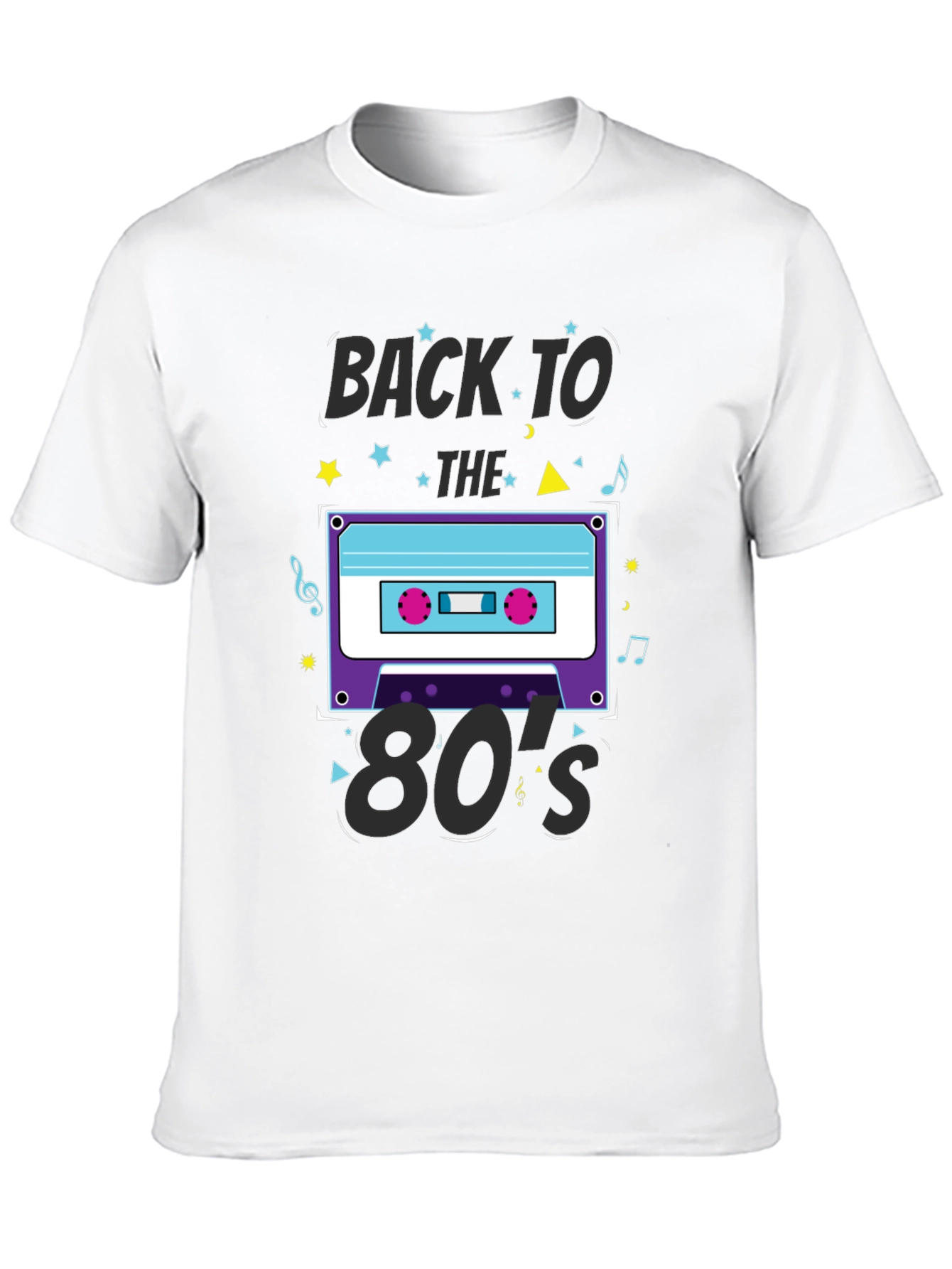 Retro 80s Cassette Tape Graphic T-Shirt