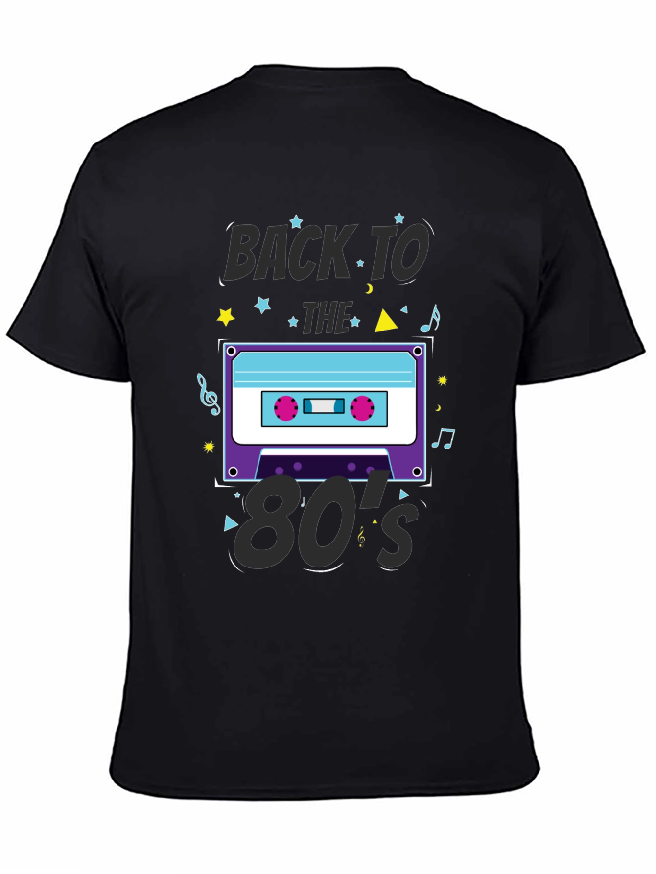 Retro 80s Cassette Tape Graphic T-Shirt