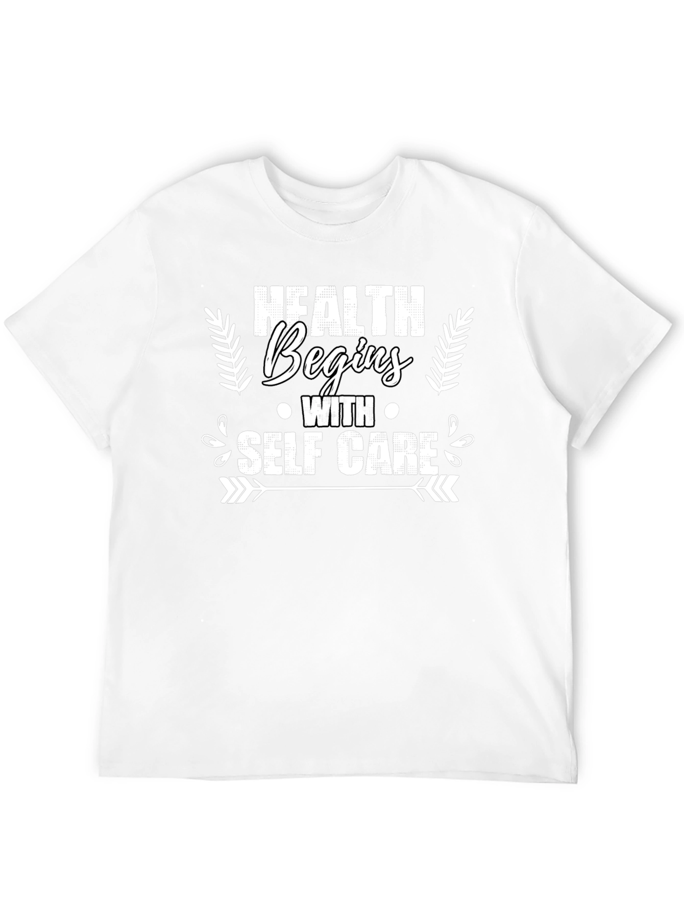Health Begins With Self Care Graphic Tee