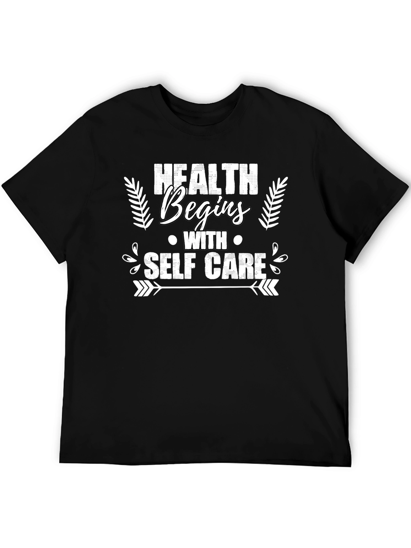 Health Begins With Self Care Graphic Tee