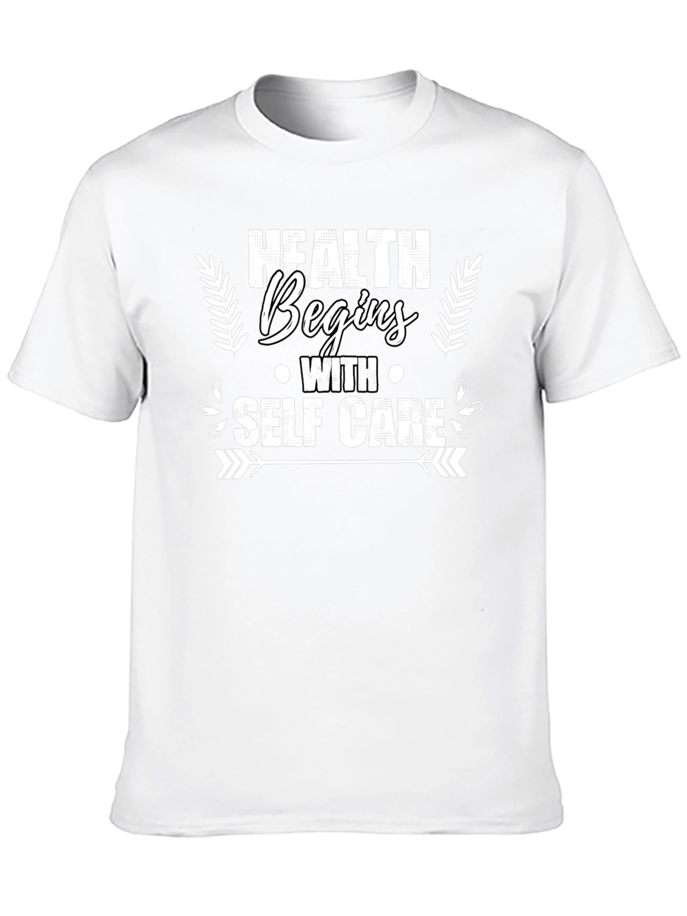 Health Begins With Self Care Graphic Tee