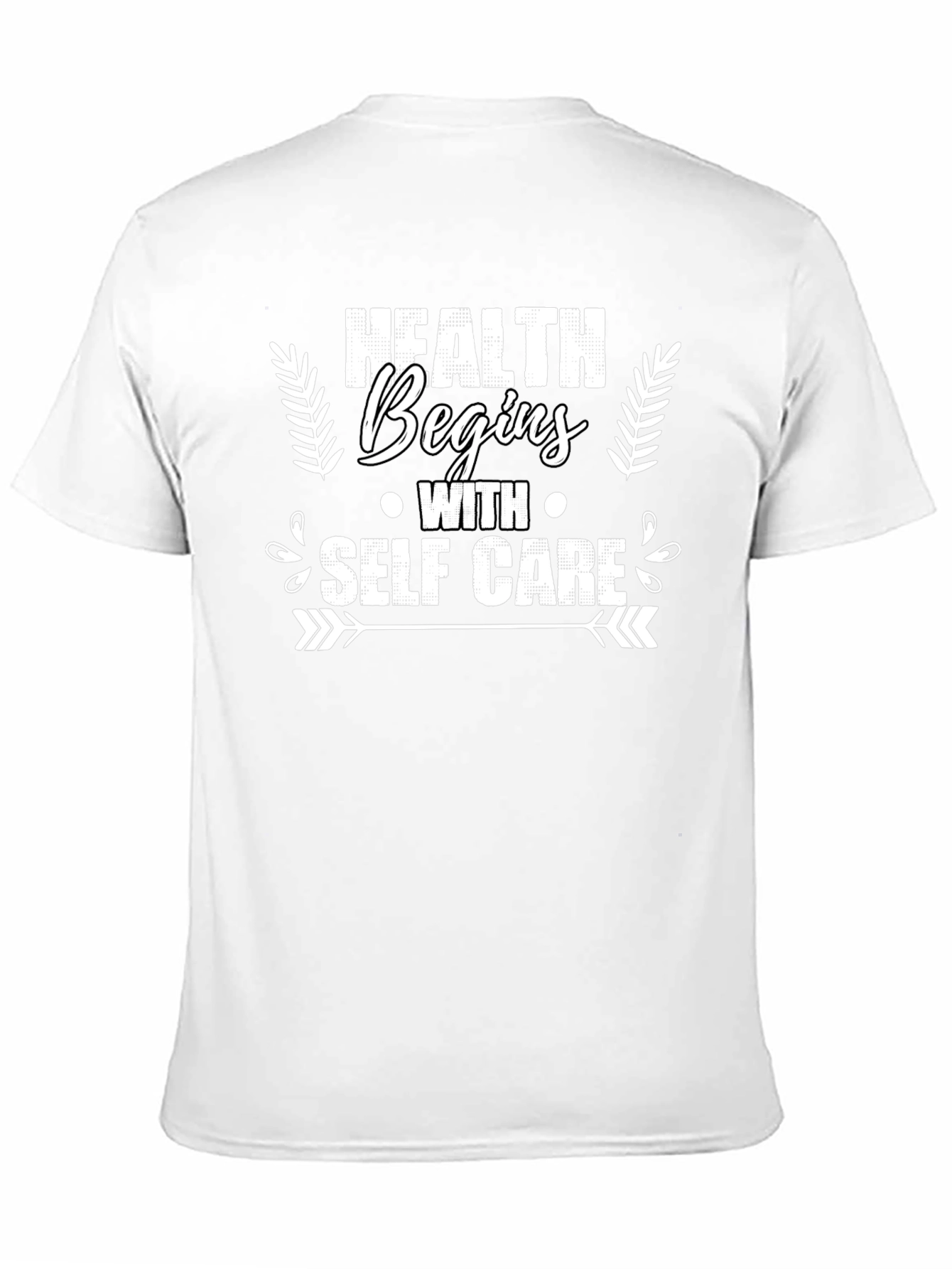 Health Begins With Self Care Graphic Tee