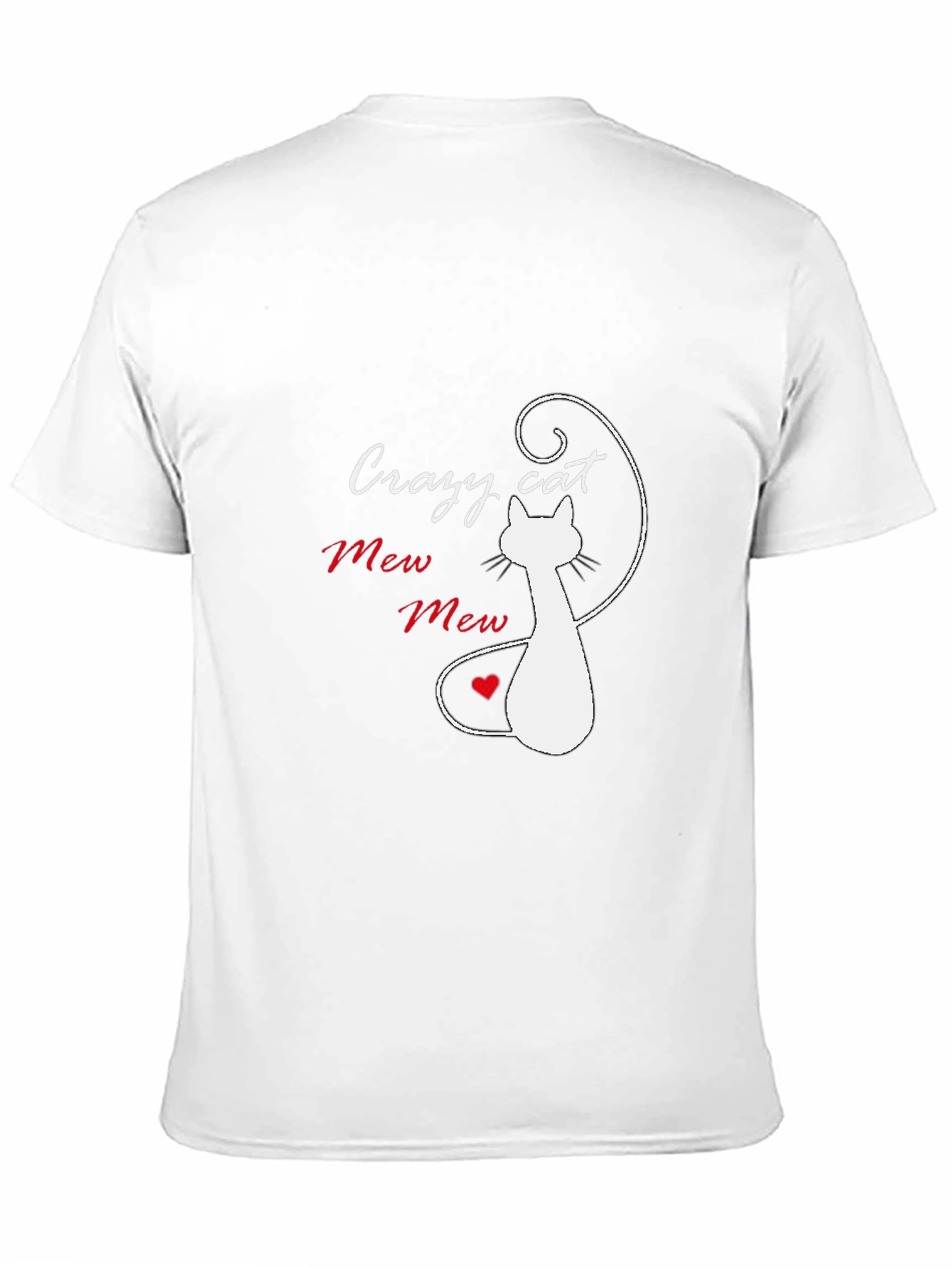 Crazy Cat Mew Mew T-Shirt
