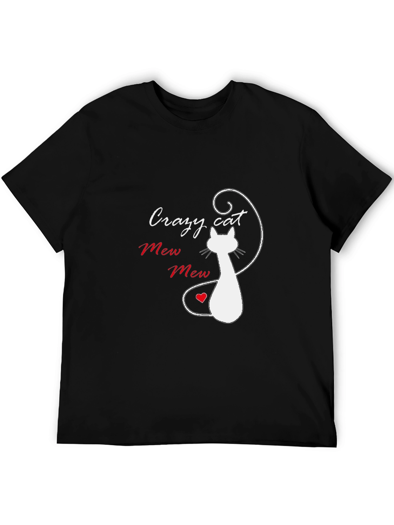 Crazy Cat Mew Mew T-Shirt
