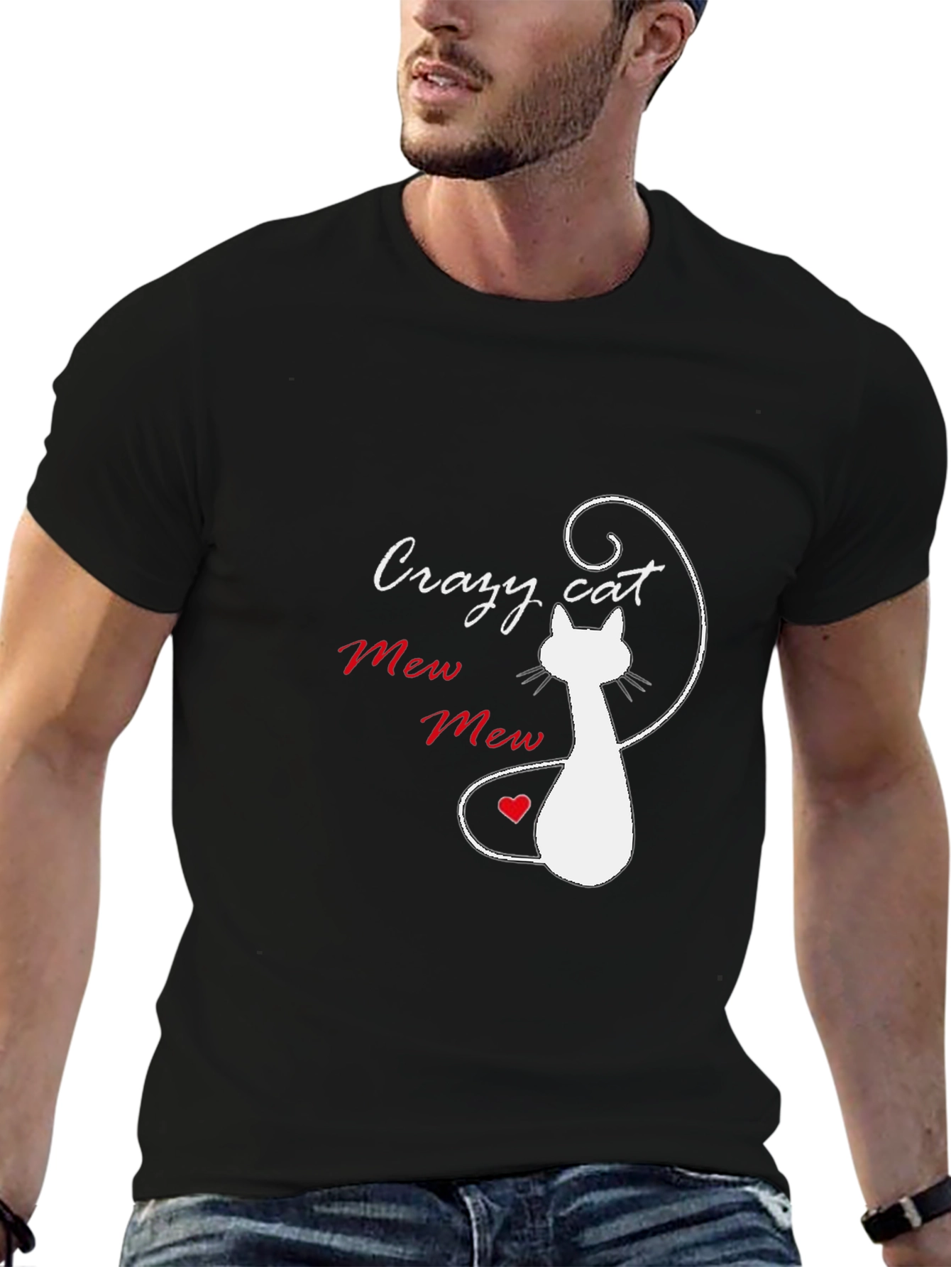 Crazy Cat Mew Mew T-Shirt