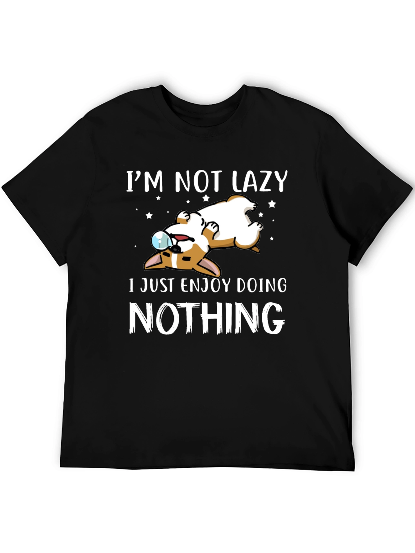 Im Not Lazy Dog Graphic T-Shirt