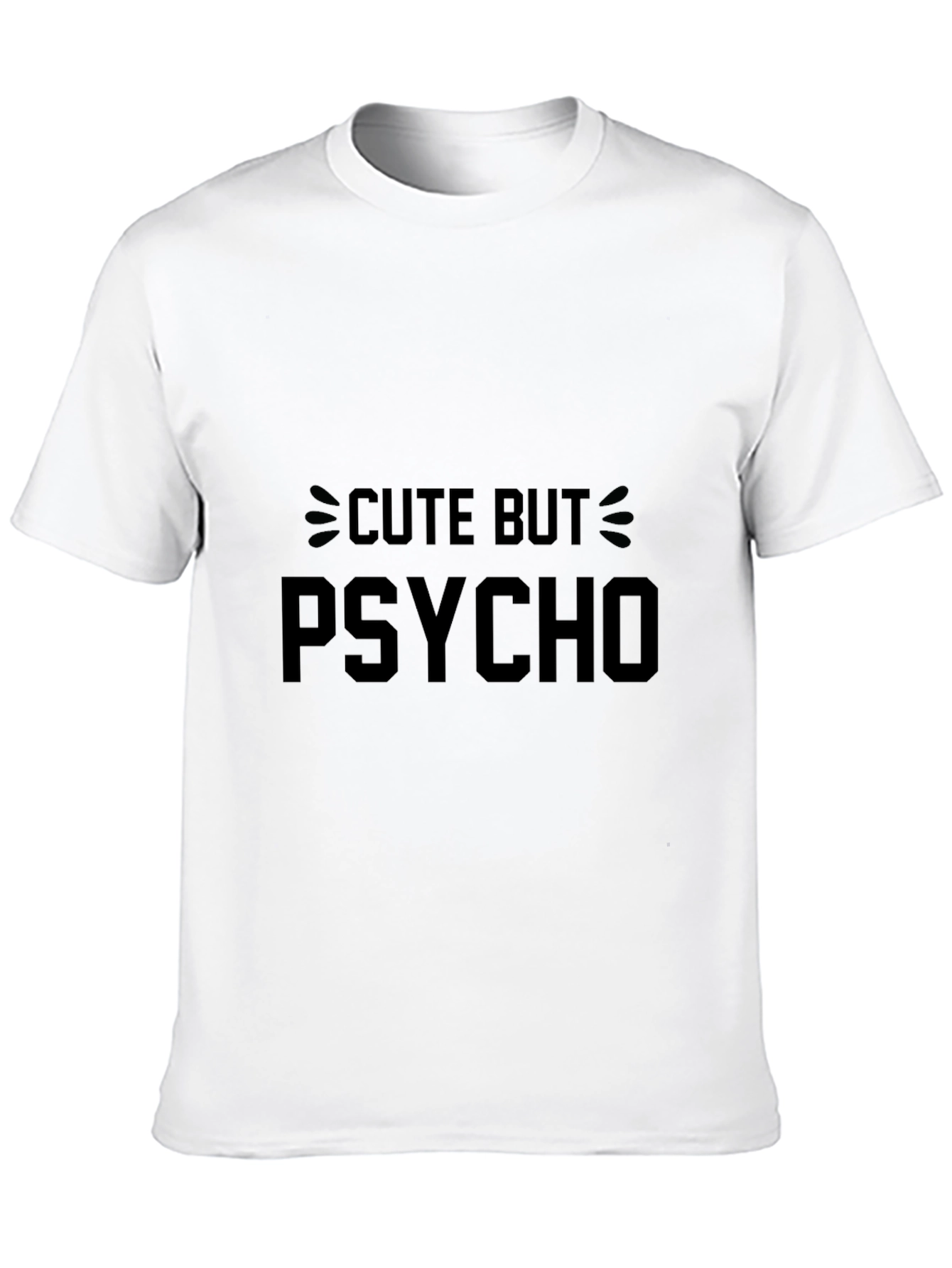 Cute But Psycho Graphic Tee - Black
