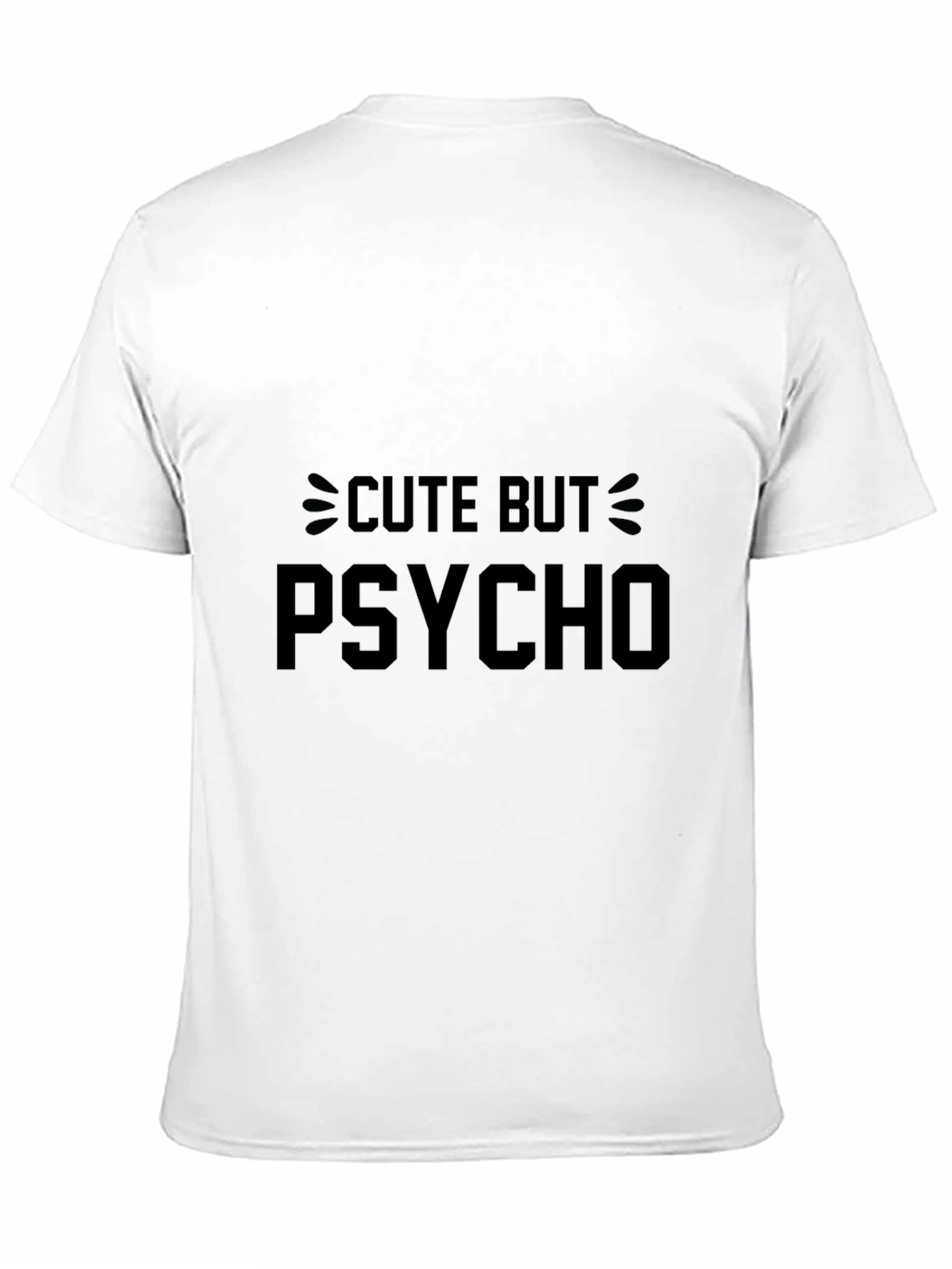 Cute But Psycho Graphic Tee - Black