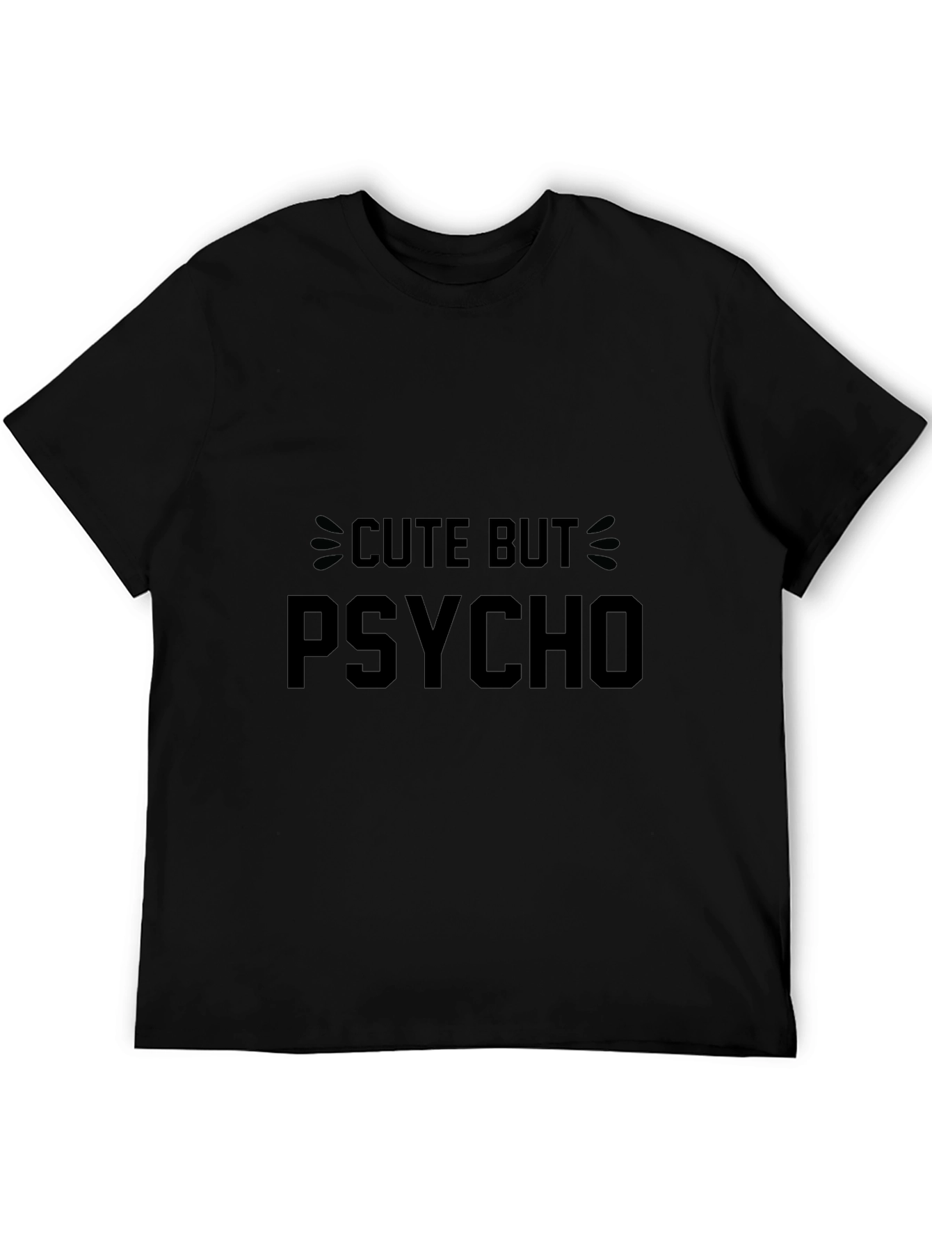 Cute But Psycho Graphic Tee - Black
