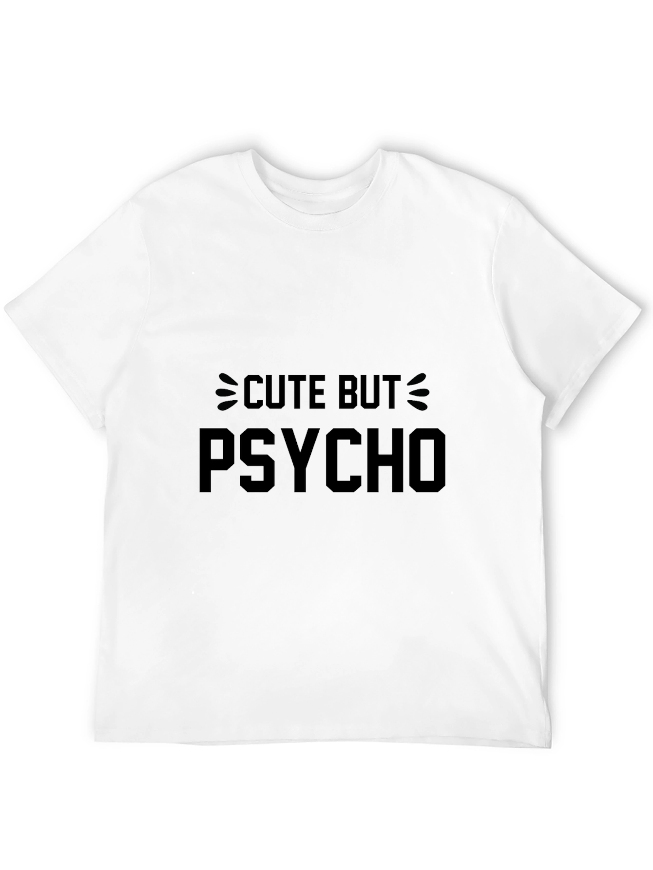 Cute But Psycho Graphic Tee - Black