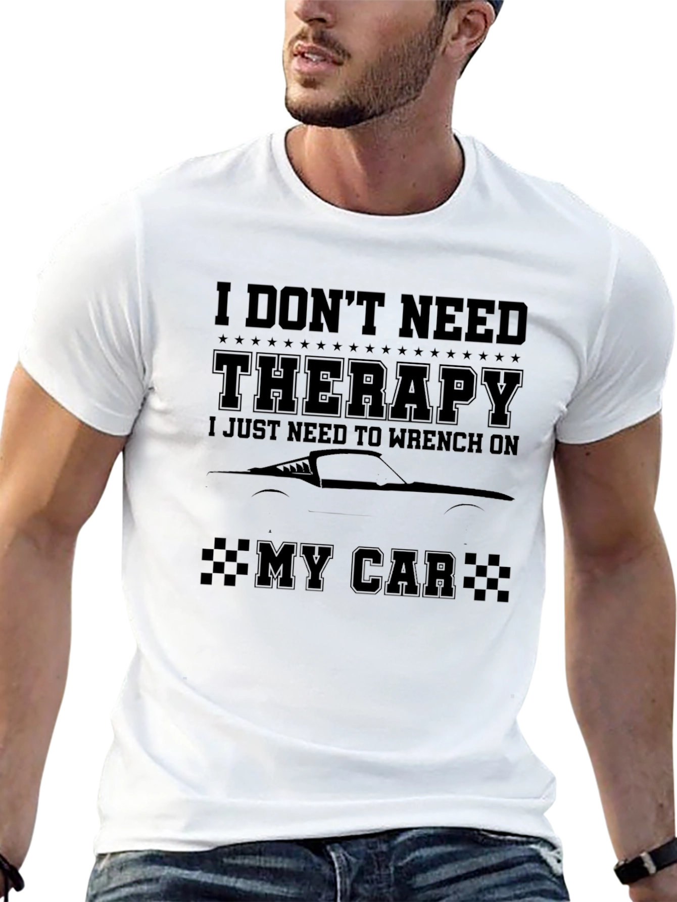Therapy Wrench Car T-Shirt