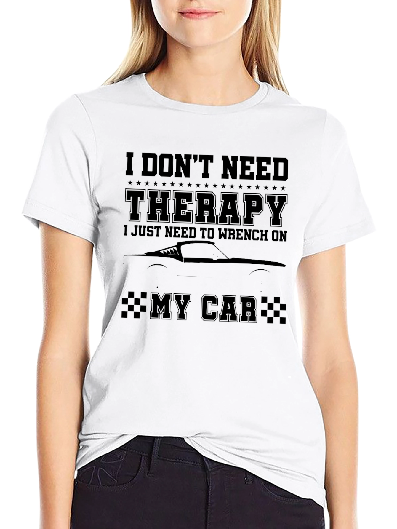 Therapy Wrench Car T-Shirt