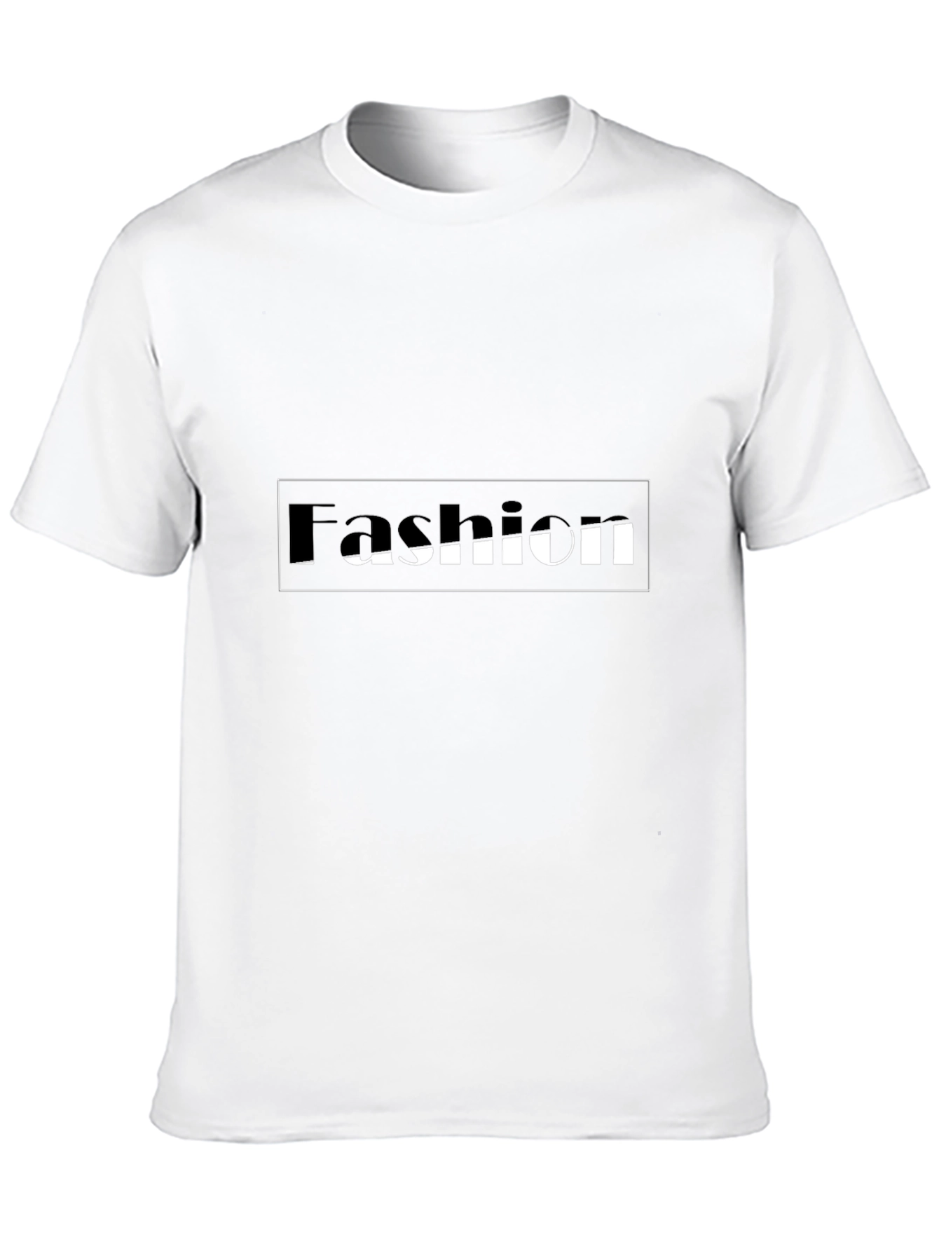 Fashion Tee - Black Cotton Blend