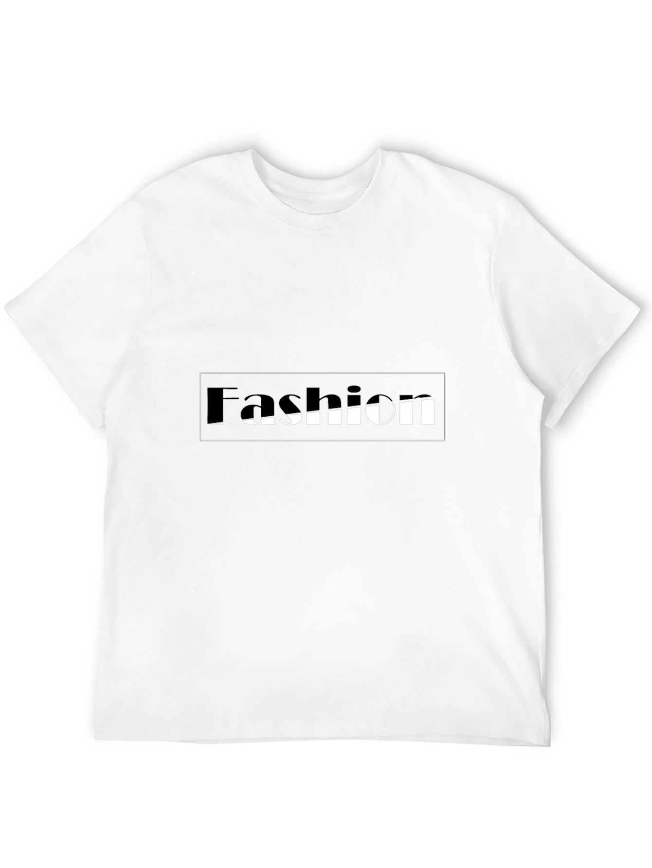 Fashion Tee - Black Cotton Blend