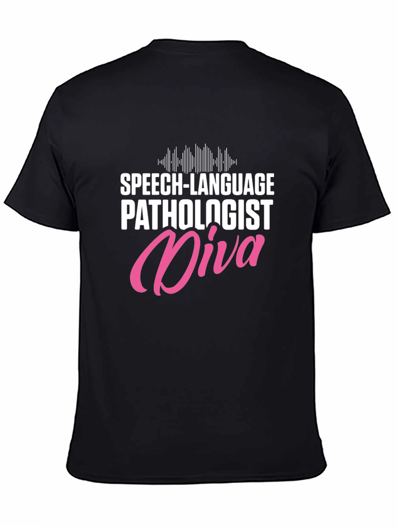 Speech Language Pathologist Diva Black T-Shirt