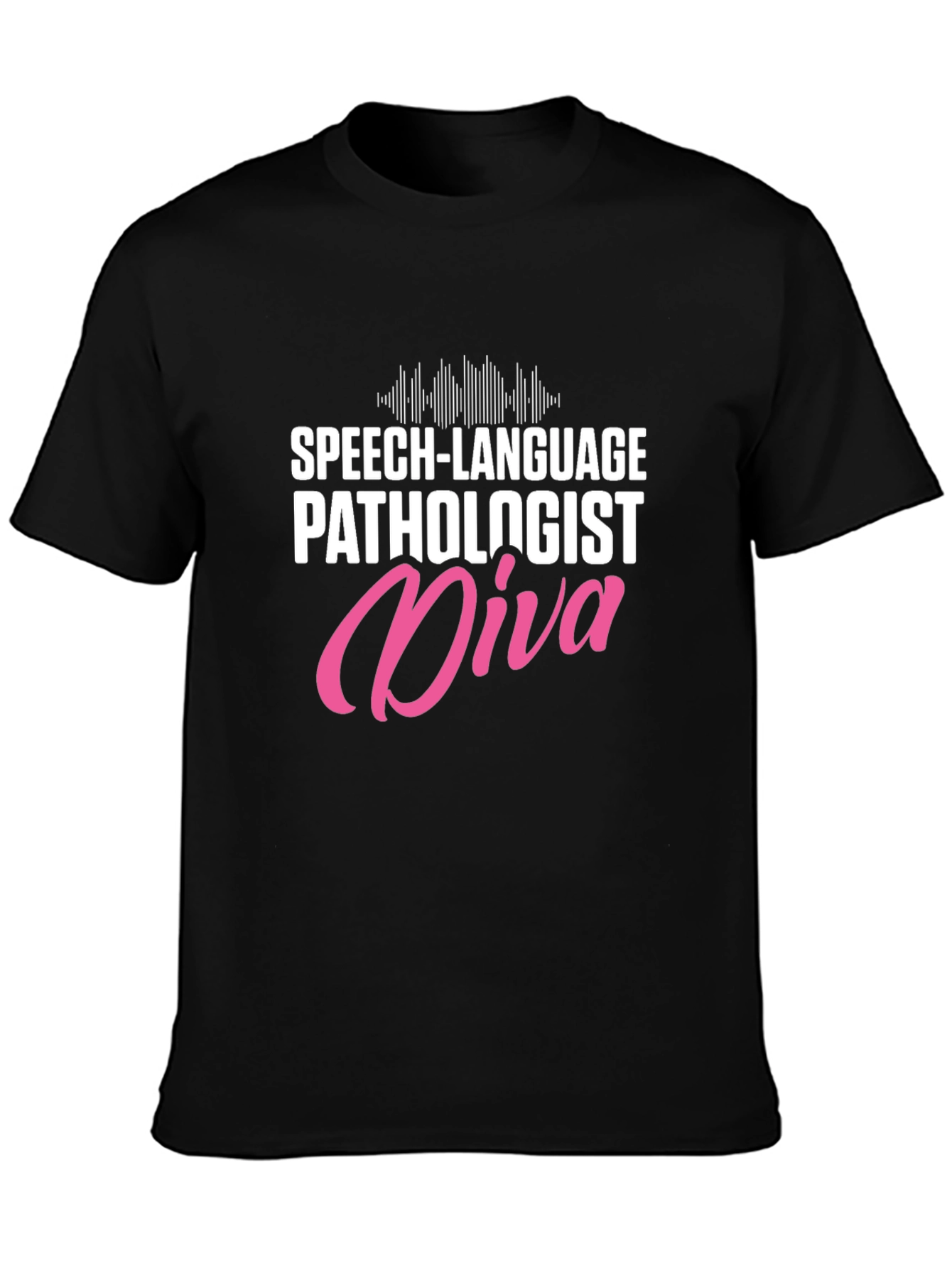 Speech Language Pathologist Diva Black T-Shirt