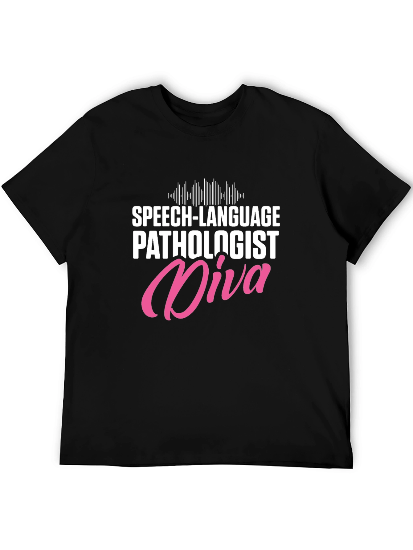 Speech Language Pathologist Diva Black T-Shirt