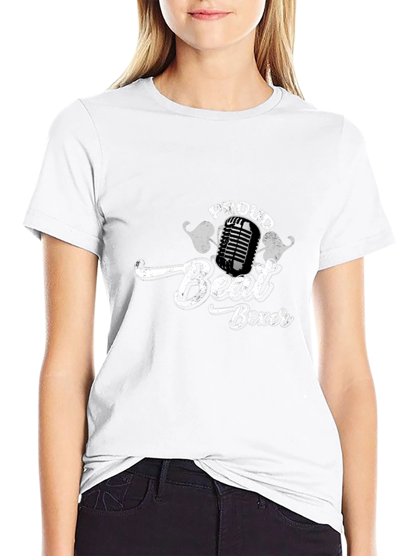 Proud Beat Boxer Black T-Shirt - Music Lover Tee