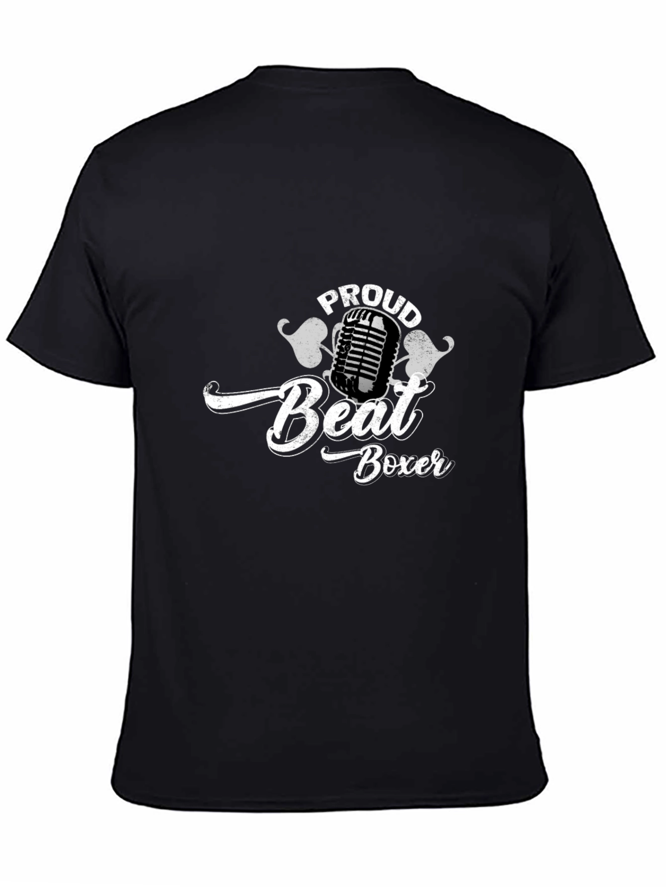Proud Beat Boxer Black T-Shirt - Music Lover Tee