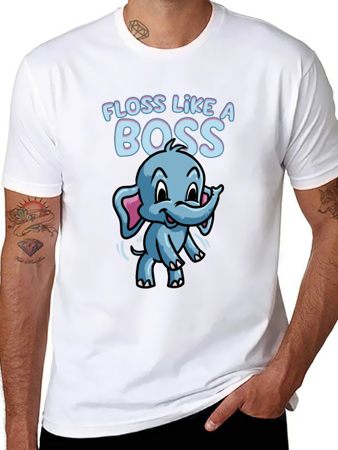 Floss Like A Boss Elephant Tee