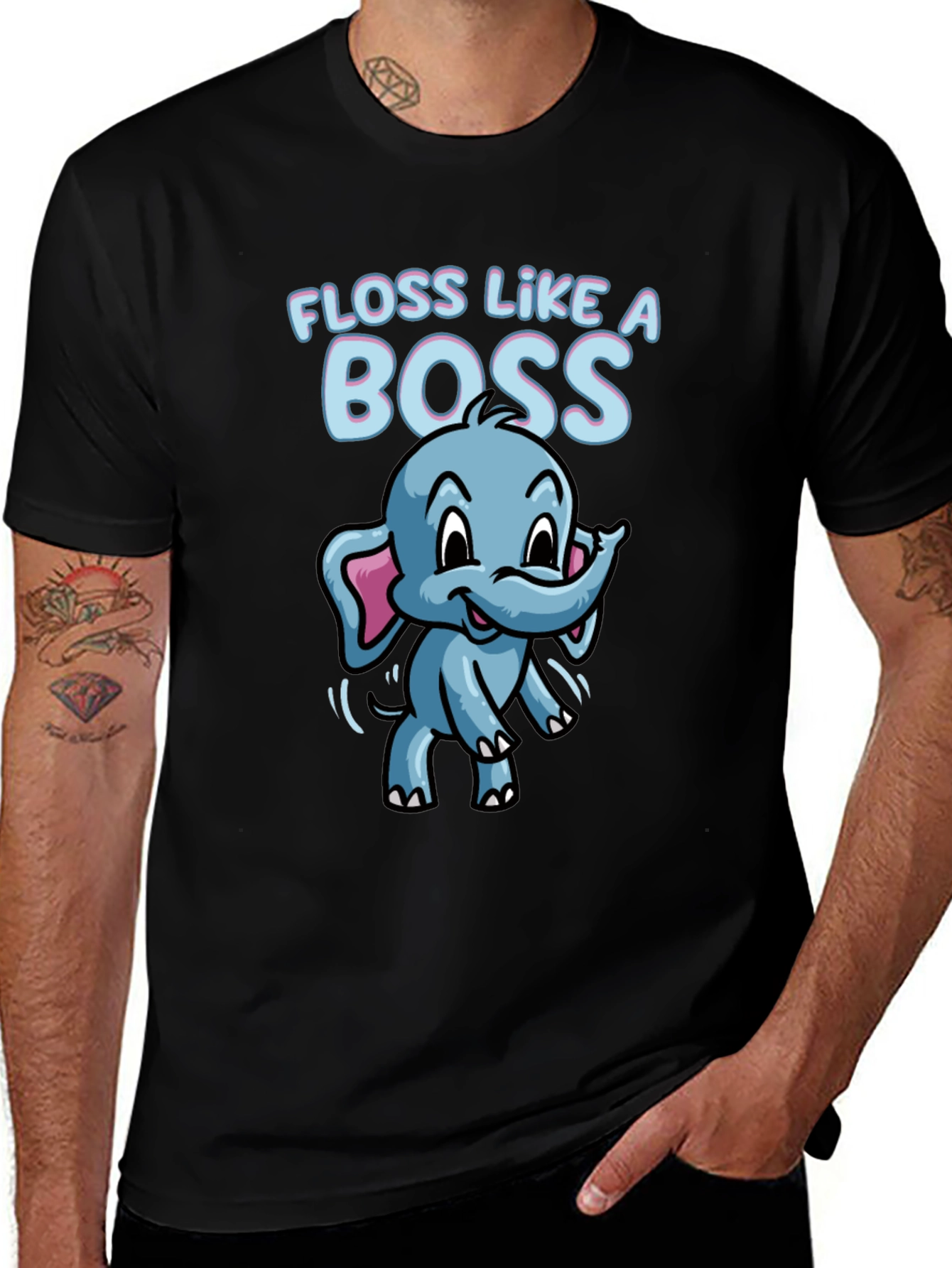Floss Like A Boss Elephant Tee