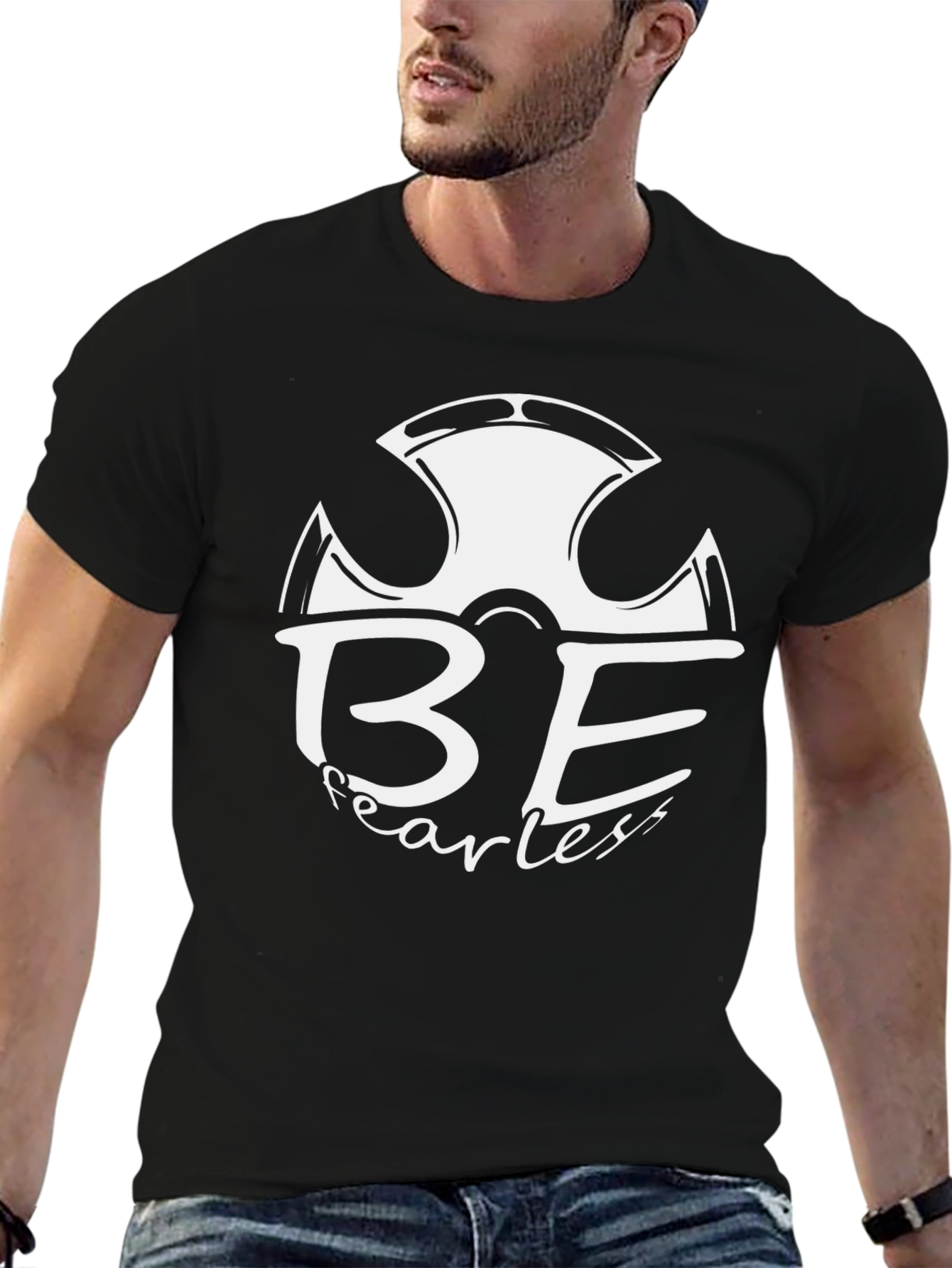 Be Fearless Graphic T-Shirt - Classic Black Tee